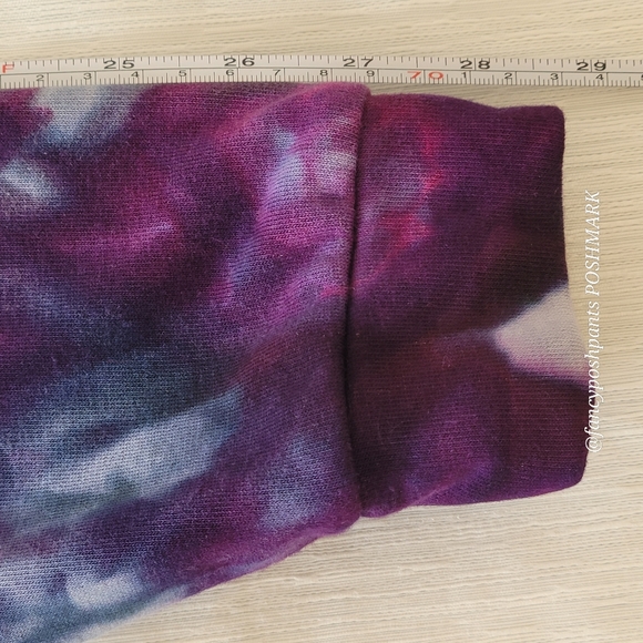 ICE DYE ARTIST one of a kind dress oversized flattering relaxed sweatshi… - Picture 9 of 14